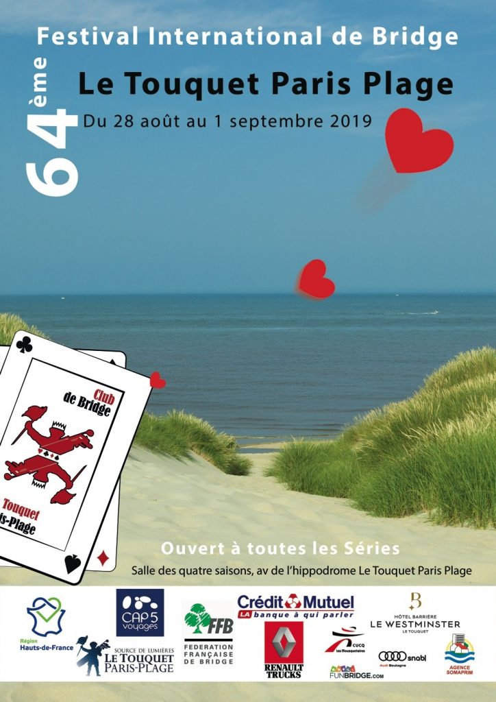 64ème Festival International de Bridge du Touquet Paris Plage
