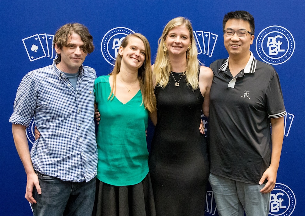 Winners of the Freeman BAM Teams: Kevin Dwyer Rimstedt, Cecilia Dwyer Rimstedt, Sandra Rimstedt and Shan Huang