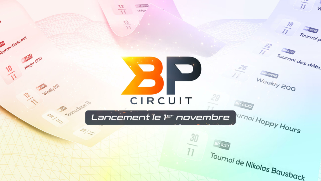 Découvrez en avant-première le calendrier des tournois du circuit BP.