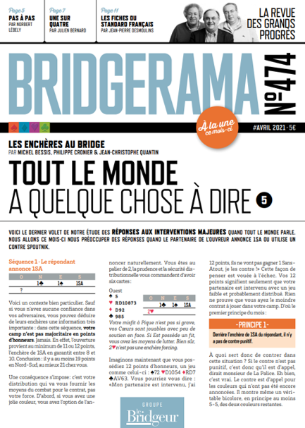 Bridgerama avril 2021