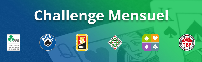 Fédérations de bridge partenaires du Challenge Mensuel