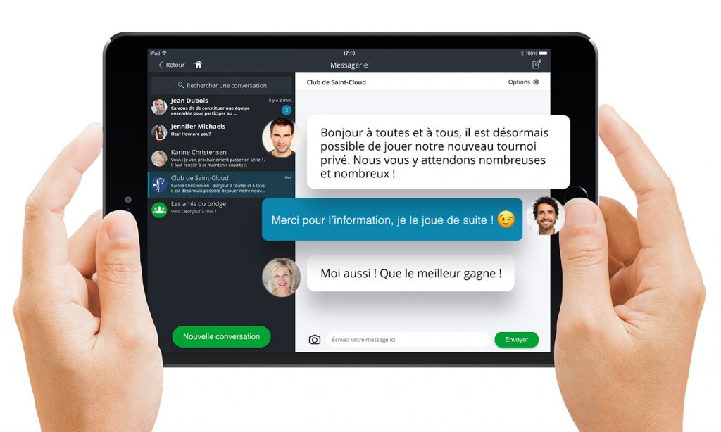 Newsletter Funbridge février 2019 : la nouvelle messagerie