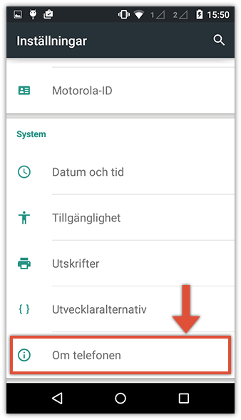 Om den här enheten